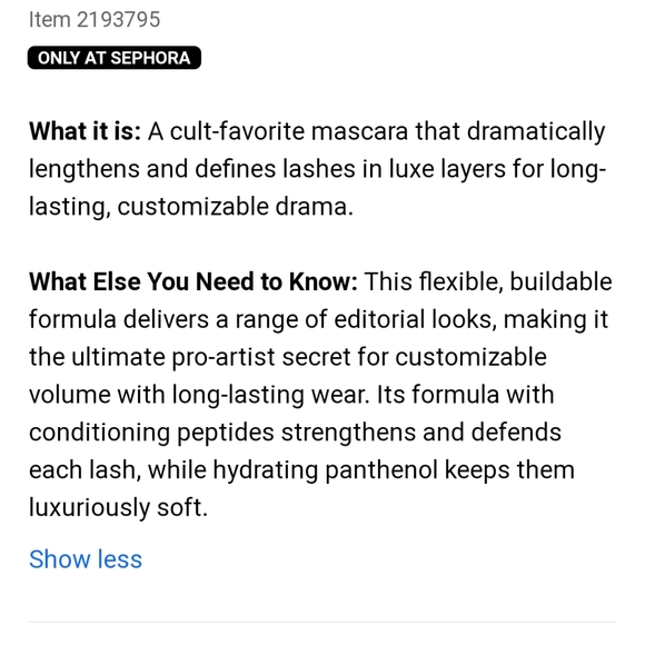 Pat McGrath Fetish Eyes Black mascara - Picture 3 of 3